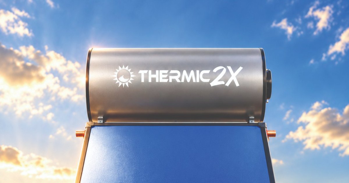 Ηλιακός θερμοσίφωνας THERMIC 2X της Thermic Sol